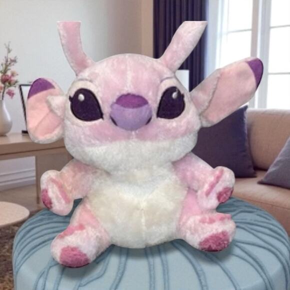 9" Disney Parks Lilo Stitch Angel Plush Pink Koala Stuffed Animal Toy Doll Gift - Picture 12 of 12